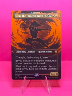 MTG TLA Ozai, the Phoenix King Borderless Regular Non-Foil NM - Image 1