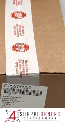 MAGIC THE GATHERING MTG RIVALS OF IXALAN PRERELEASE PACK CASE FACTORY SEALED - Image 1