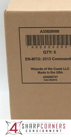 MAGIC THE GATHERING MTG 2013 COMMANDER 5-DECK CASE FACTORY SEALED - Image 1