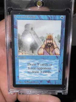 Magic the Gathering Ancestral Recall Beta - Image 1