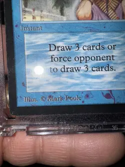 Magic the Gathering Ancestral Recall Beta - Image 3