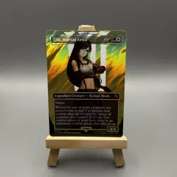 Tifa, Martial Artist (Borderless) (Surge Foil) Commander: Final Fantasy Foil - Image 1