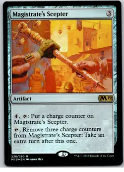 Magic The Gathering - Core Set 2019 - Magistrate's Scepter - LP - Image 1