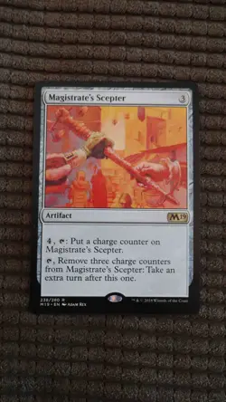 Magic: the Gathering / MtG Magistrate's Scepter x1 M19 - Image 1