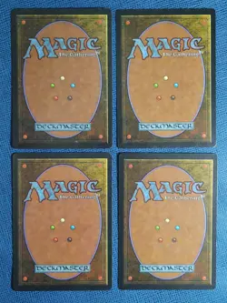 MTG 4x Holy Armor x4 NM Revised Edition Magic Playset Old School White - Image 2