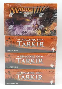 MAGIC THE GATHERING MTG DRAGONS OF TARKIR BOOSTER BOX FACTORY SEALED LOT OF 4 - Image 2