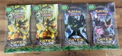Pokemon TCG: xy Fates Collide 4 X Sleeved Blister Packs - Factory Sealed!! - Image 1