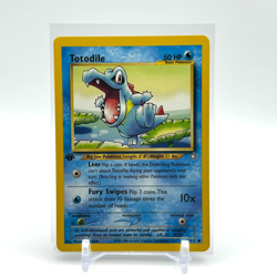 Totodile 81/111 - Pokemon TCG - 1st Edition Neo Genesis - NM - Image 1