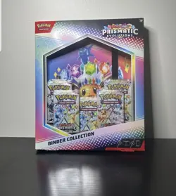 Pokemon TCG Scarlet Violet Prismatic Evolutions Binder Collection - New, Sealed - Image 1