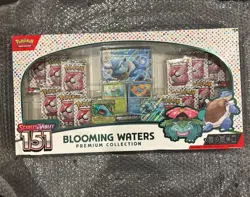 POKEMON TCG SCARLET & VIOLET 151 BLOOMING WATERS PREMIUM COLLECTION SEALED NEW - Image 1