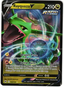 Rayquaza V 100/159 Pokemon SWSH: Crown Zenith - Image 3