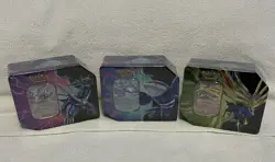 Pokemon TCG-Azure Legends Tin- Dialga, Kyogre, Xerneas (Full Art Set) NEW/SEALED - Image 1