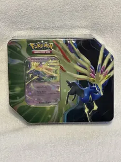 Pokemon TCG-Azure Legends Tin- Dialga, Kyogre, Xerneas (Full Art Set) NEW/SEALED - Image 5
