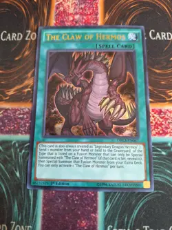 Yu-Gi-Oh! TCG The Claw of Hermos DRL3-EN067 Ultra Rare 1st Edition Near Mint - Image 1