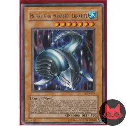 Yugioh Metallizing Parasite - Lunatite DCR-074 Rare NM - Image 1