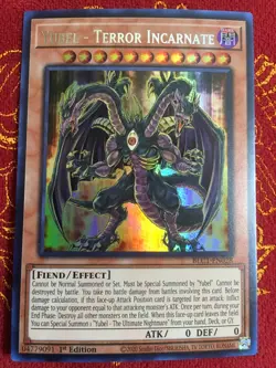 Yubel Terror Incarnate (Silver) Yugioh Battles of Legend Chapter 1 BLC1-EN028 LP - Image 1