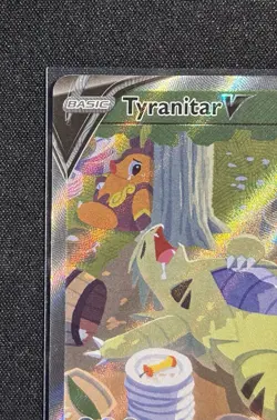 Tyranitar V 155/163 - Sword & Shield Battle Styles Pokemon TCG 2021 - LP Card - Image 3