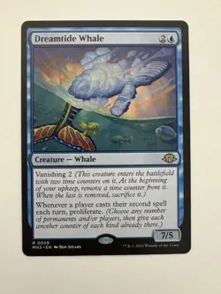 Dreamtide Whale MTG Magic the Gathering Card NM Near Mint MH3 - Image 1
