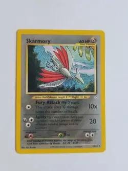 SKARMORY 23/64 Neo Revelation Rare Unlimited WOTC Pokemon Card Near Mint/LP - Image 1
