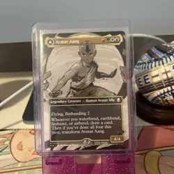 Avatar Aang (borderless) M/NM Magic MTG Avatar: The Last Airbender - Image 1