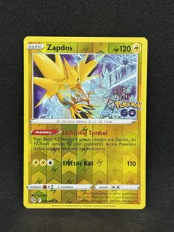 Zapdos 029/078 Pokemon GO Reverse Holo - Image 1