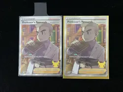 2021 Pokemon TCG Celebrations 25th 024/025 Professor's Research Holo Lot*2 M10 - Image 1