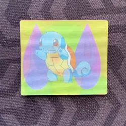 Squirtle No. 007 Meiji Zoom Up Lenticular Japanese Pokemon Card ~ MP - Image 1