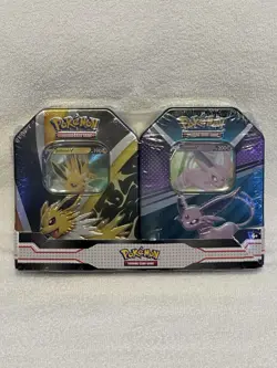 Pokemon TCG- “V Heroes” Eevee Evolutions 2-Pack Tin Set (6 Total) NEW/SEALED - Image 3