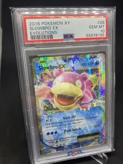 PSA 10 GEM MINT Slowbro EX 2016 Pokemon XY Evolutions 26/108 - Image 2