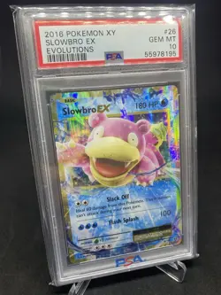 PSA 10 GEM MINT Slowbro EX 2016 Pokemon XY Evolutions 26/108 - Image 4