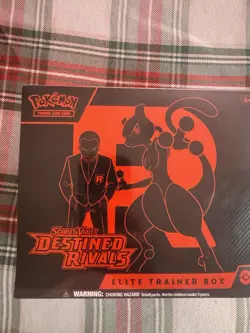 Pokemon TCG Destined Rivals Elite Trainer ETB Box Sealed - Image 1