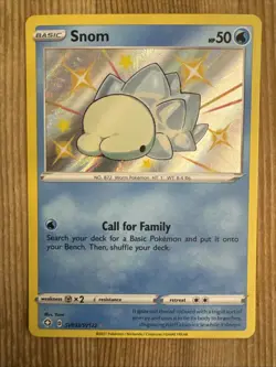 Snom - SV033/SV122 - Pokemon Shining Fates Sword Shield Shiny Rare Card NM - Image 1