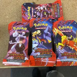Pokemon Destined Rivals Booster Pack X36 Sleeved Booster Box Quantity - Image 1