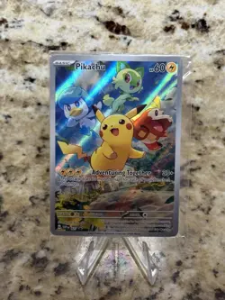 Pokemon Scarlet & Violet Paldea Evolved Pikachu #27 SVP en Pikachu Promo Card - Image 1