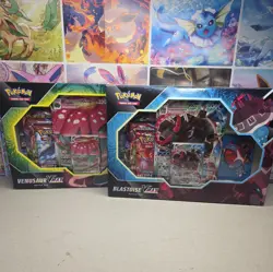 Pokemon TCG Blastoise and Venusaur VMAX Battle Boxes Set of 2 New Factory Sealed - Image 1
