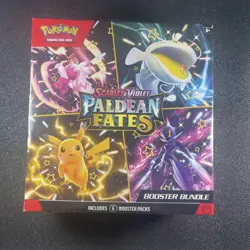 Pokemon Scarlet & Violet Paldean Fates Booster Bundle Sealed - Image 1