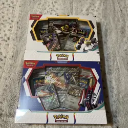 Pokemon Black Kyurem/Melmetal EX And Reshiram/Archaludon Collection Box Bundle - Image 1