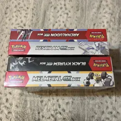 Pokemon Black Kyurem/Melmetal EX And Reshiram/Archaludon Collection Box Bundle - Image 3