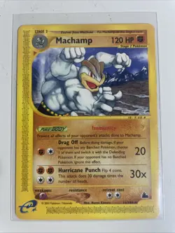 Pokemon TCG Machamp 16/144 Skyridge Regular Rare LP Condition - Image 1