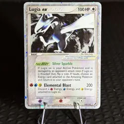 Lugia ex 105/115 Unseen Forces Holo Moderately played Pokemon TCG - Image 1