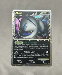 2010 Pokemon HeartGold & SoulSilver Triumphant Absol #91/102 NM (reserved) - Image 1