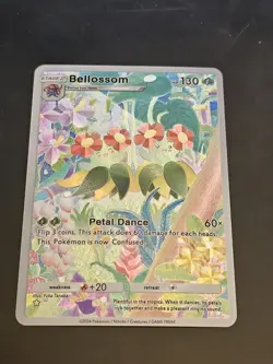 Bellossom 163 Pokemon TCG Pocket Wisdom Of Sea And Sky Textured Fanart Card - Image 1