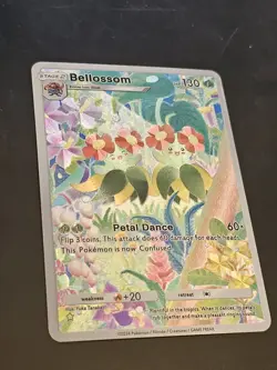 Bellossom 163 Pokemon TCG Pocket Wisdom Of Sea And Sky Textured Fanart Card - Image 2