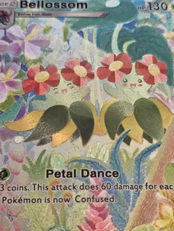 Bellossom 163 Pokemon TCG Pocket Wisdom Of Sea And Sky Textured Fanart Card - Image 3