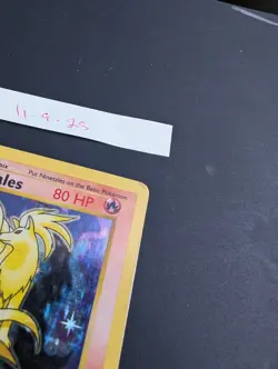 Ninetales Base Set Shadowless 1st Edition 12/102 Holo RARE 1999 Pokemon - Image 2