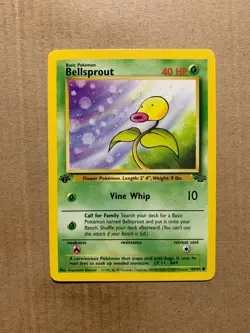 1st Edition Bellsprout 49/64 Jungle Set - Common Pokemon Card - NM/Mint - Image 1