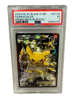 Pikachu EX XY124 XY Holo for sale online - Image 1