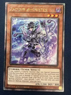 Yugioh Backup @Ignister ALIN-EN002 Quarter Century Secret Rare 1st Edition NM - Image 1