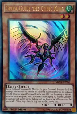 MVP1-EN036 GEIRA GUILE THE CUBIC KING ULTRA RARE 1ST EDITION YuGiOh CARD - Image 1