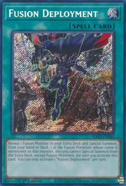 Fusion Deployment RA02 Secret Rare 1st ED NM Yugioh - Image 1